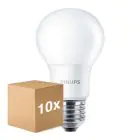 Multipack 10x Philips Corepro LED Bulbo E27 Pera Ghiaccio 8W 806lm - 830 Luce Calda | Sostitutiva 60W