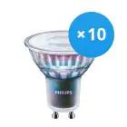 Multipack 10x Philips MASTER LED Spot ExpertColor GU10 PAR16 5.5W 355lm 36D - 927 Bianco Molto Caldo | Miglior resa cromatica - Dimmerabile - Sostitutiva 50W