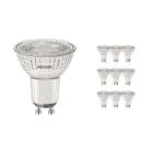 Multipack 10x Noxion PerfectColor Faretti LED GU10 PAR16 4W 345lm 60D - 940 Bianco Freddo | Miglior resa cromatica - Dimmerabile - Sostitutiva 50W
