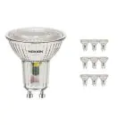 Multipack 10x Noxion Faretti LED GU10 PAR16 3.7W 270lm 36D - 840 Bianco Freddo | Sostitutiva 35W