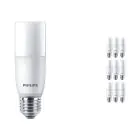 Multipack 10x Philips Corepro LED E27 Tubular Stick Ghiaccio 9.5W 1050lm - 840 Bianco Freddo | Sostitutiva 75W