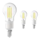 Multipack 3x Calex Smart Tuya Wifi E14 Sferica 4.5W 450lm - 818-830 Regolabile Bianca | Dimmerabile - Sostitutiva 40W 