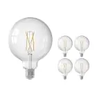 Multipack 5x Calex Smart Tuya Wifi E27 Globe Filamento 7.5W 1055lm - 818-830 Regolabile Bianca | Dimmerabile - Sostitutiva 75W 