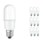 Multipack 10x Ledvance Classic LED E27 Lineare Ghiaccio 9W 1050lm - 840 Bianco Freddo | Sostitua 75W