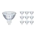 Multipack 10x Philips Corepro LED Faretti GU5.3 MR16 2.9W 230lm 36D - 827 Bianco Molto Caldo | Sostitutiva 20W