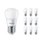 Multipack 10x Philips Corepro LED Lustre E27 Sferica Ghiaccio 2.8W 250lm - 827 Bianco Molto Caldo | Sostitutiva 25W