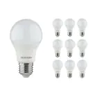 Multipack 10x Noxion Lucent Classic LED E27 Pera Ghiaccio 4.9W 480lm - 830 Luce Calda | Sostitutiva 40W