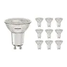 Multipack 10x Noxion PerfectColor Faretti LED GU10 PAR16 4W 345lm 36D - 940 Bianco Freddo | Miglior resa cromatica - Dimmerabile - Sostitutiva 50W