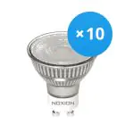 Multipack 10x Noxion Faretti LED GU10 PAR16 3W 230lm 36D - 827 Bianco Molto Caldo | Dimmerabile - Sostitutiva 35W