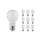 Multipack 10x Noxion Lucent Classic LED E27 Pera Ghiaccio 8W 806lm - 827 Bianco Molto Caldo | Sostitua 60W