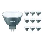 Multipack 10x Philips Master LED Faretti GU5.3 MR16 7.5W 621lm 36D - 930 Luce Calda | Miglior resa cromatica - Dimmerabile - Sostitutiva 50W
