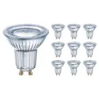 Multipack 10x Ledvance Performance Faretti LED Riflettore GU10 PAR16 4.3W 350lm 120D - 827 Bianco Molto Caldo | Sostitutiva 32W
