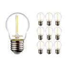 Multipack 10x Noxion Lucent LED E27 Sferica Filamento Chiara 1.4W 136LM - 827 Bianco Molto Caldo | Sostitutiva 15W