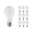 Multipack 10x Noxion Lucent Classic LED E27 Pera Ghiaccio 11W 1055lm - 827 Bianco Molto Caldo | Dimmerabile - Sostitutiva 75W