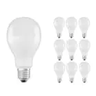 Multipack 10x Ledvance Classic LED E27 Pera Ghiaccio 19W 2452lm - 827 Bianco Molto Caldo | Sostitua 150W
