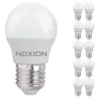 Multipack 10x Noxion Lucent Classic LED E27 Sferica Ghiaccio 4.5W 470lm - 827 Bianco Molto Caldo | Sostitutiva 40W
