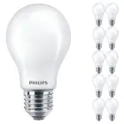 Multipack 10x Philips MASTER Value LED Bulbo E27 Pera Ghiaccio 3.4W 470lm - 927 Bianco Molto Caldo | Miglior resa cromatica - Dimmerabile - Sostitutiva 40W