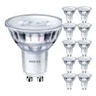 Multipack 10x Philips Corepro LED Faretti GU10 PAR16 4.9W 485lm 36D - 840 Bianco Freddo | Sostitutiva 65W