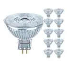 Multipack 10x Ledvance Performance Faretti LED Riflettore GU5.3 MR16 5W 345lm 36D - 927 Bianco Molto Caldo | Miglior resa cromatica - Dimmerabile - Sostitua 35W