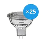Multipack 25x Noxion Faretti LED GU5.3 MR16 7.5W 621lm 60D - 827 Bianco Molto Caldo | Dimmerabile - Sostitutiva 50W