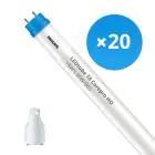 Multipack 20x Philips Tubo LED T8 CorePro (EM/Mains) High Output 18W 2000lm - 865 Luce del Giorno | 120cm - Sostitutiva 36W