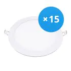 Multipack 15x Bright Choice Downlight LED UltraSlim 24W 1950lm 110D - 840 Bianco Freddo | 295mm - Ritaglio 280mm