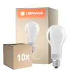 Multipack 10x Ledvance Classic LED E27 Pera Filamento Ghiaccio 18W 2452lm - 827 Bianco Molto Caldo | Dimmerabile - Sostitua 150W