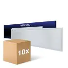 Multipack 10x Noxion Pannello A LED Ecowhite V4.0 28W 3360lm - 830-840-865 CCT | 120x30cm - UGR 