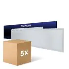 Multipack 5x Noxion Pannello A LED Ecowhite V4.0 28W 3360lm - 830-840-865 CCT | 120x30cm - UGR 