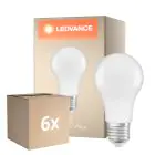 Multipack 6x Ledvance Classic LED E27 Pera Ghiaccio 8.8W 806lm - 827 Bianco Molto Caldo | Dimmerabile - Sostitua 60W