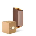 Multipack 10x Nordlux Nico Luce Da Parete Aluminium Arrugginito Up & Down | IP54 - Adatto per 2x GU10
