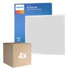 Multipack 4x Philips Pannello A LED CoreLine RC132V 26W 3600lm - 840 Bianco Freddo | 60x60cm - UGR 