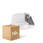 Multipack 10x Ledvance Faretti LED Air Adjust Aluminium Bianca 4W 320lm 36D - 930 Luce Calda | Ritaglio 68mm - IP23 - Miglior resa cromatica - Dimmerabile