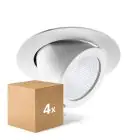 Multipack 4x Noxion Faretti LED Forza Bianca 35W 3000lm 36D - 930 Luce Calda -  | 168mm - Miglior Resa Cromatica