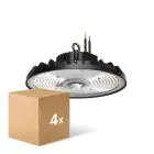 Multipack 4x Noxion Highbay LED Ecowhite V2.0 200W 32000lm 120D - 840 Bianco Freddo | IP65 - 1-10V Dimmerabile