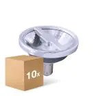 Multipack 10x Noxion Lucent Faretti LED AR70 BA15d 6W 350lm 36D - 927 Bianco Molto Caldo | Miglior resa cromatica - Dimmerabile - Sostitua 50W