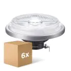 Multipack 6x Philips MASTER LED Faretti G53 AR111 14.8W 875lm 24D - 930 Luce Calda | Miglior resa cromatica - Dimmerabile - Sostitutiva 75W