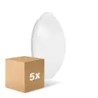 Multipack 5x Ledvance Surface Circolare 400 24W 830 1920lm Bianca IP44 | Sensor - Luce Calda - Sostitutiva 2x26W
