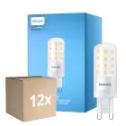 Multipack 12x Philips CorePro LED Capsule G9 Ghiaccio 4W 480lm - 827 Bianco Molto Caldo | Dimmerabile - Sostitutiva 40W