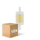 Multipack 10x Ledvance Performance LED R7s Doppio Ended 78mm Chiara 12W 1521lm - 827 Bianco Molto Caldo | Dimmerabile - Sostitua 100W
