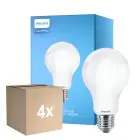 Multipack 4x Philips Corepro LED Bulbo E27 Pera Ghiaccio 17.5W 2452lm - 865 Luce del Giorno | Sostitutiva 150W