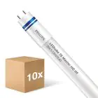 Multipack 10x Philips Tubo LED T8 MASTER (HF) High Output 8W 1050lm - 840 Bianco Freddo | 60cm - Sostitutiva 18W