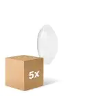 Multipack 5x Ledvance Surface Circolare 250 13W 840 960lm Bianca IP44 | Sensor - Bianco Freddo