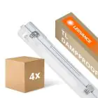 Multipack 4x Ledvance Stagna LED Stagna Alloggio Performance | Adatto Per 1x120cm Tubo LED