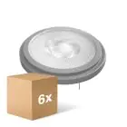 Multipack 6x Ledvance Superior Faretti LED Riflettore G53 AR111 7.4W 450lm 40D - 930 Luce Calda | Miglior resa cromatica - Dimmerabile - Sostitua 50W