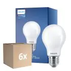 Multipack 6x Philips MASTERValue LED E27 Pera Ghiaccio 11.2W 1521lm - 940 Bianco Freddo | Miglior resa cromatica - Dimmerabile - Sostitutiva 100W