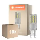 Multipack 10x Ledvance LED Pin G9 Chiara 4.5W 600lm - 840 Bianco Freddo | Sostitutiva 48W