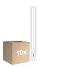 Multipack 10x Philips CorePro PL-L LED Bulbo EM/Mains 12W - 830 Luce Calda -  | 4-Pin - Sostitutiva 24W