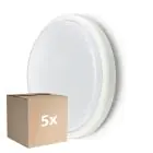 Multipack 5x Philips Bulkhead LED Ledinaire WL070V Bianca 18.7W 1700lm - 830 Luce Calda | 285mm - IP65