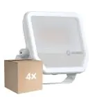 Multipack 4x Ledvance Proiettore LED Aluminium Bianca 41W 5500lm 100D - 830 Luce Calda -  | IP66 - Simmetrico